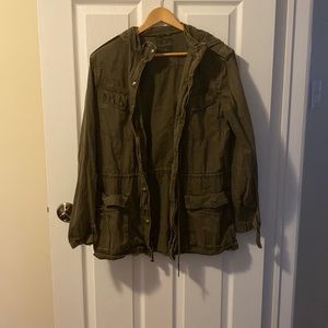 Army Green Aritzia Fall Jacket